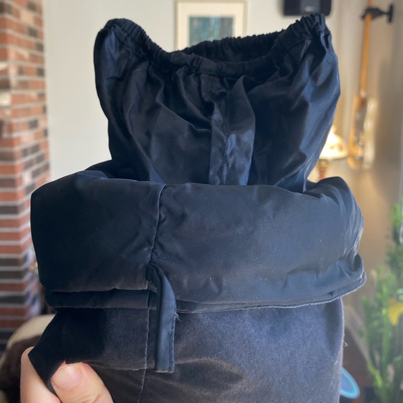 Pedsport/Pedigree Vintage Down Ski/Snowboard Black One-Piece Snow Jumpsuit - Picture 6 of 11